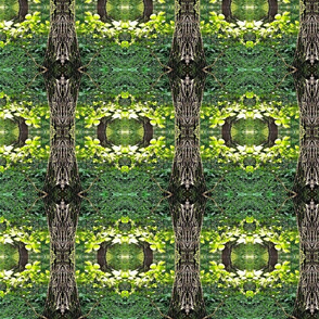 TEMPLATE FOREST GREEN LEAVES