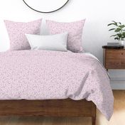 Fabric Florrie, Florence, floral, pink, lilac, violet