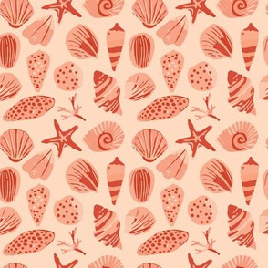 Pink seashells