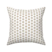 1" dots: linen