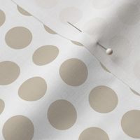 1" dots: linen