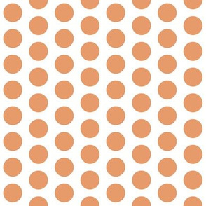 1" dots: apricot