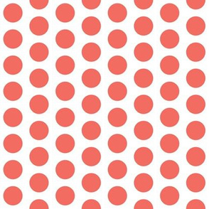 1" dots: coral