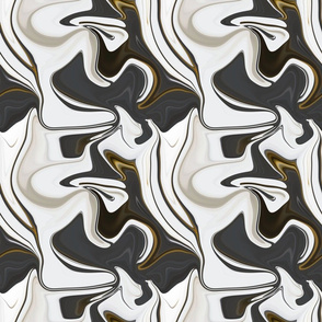 Retro swirl 12 - small - Clean marble