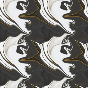 Retro swirl 14 - small - Marble mix