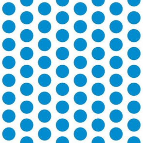 1" dots: blue