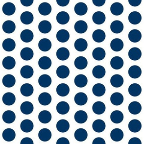 1" dots: navy