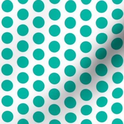 1" dots: emerald