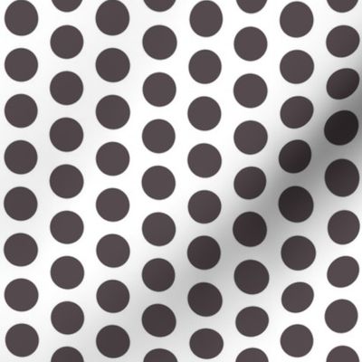 1" dots: umber