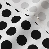 1" dots: black