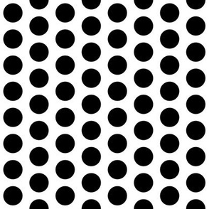 1" dots: black