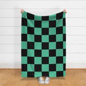 Black& green Checkered 