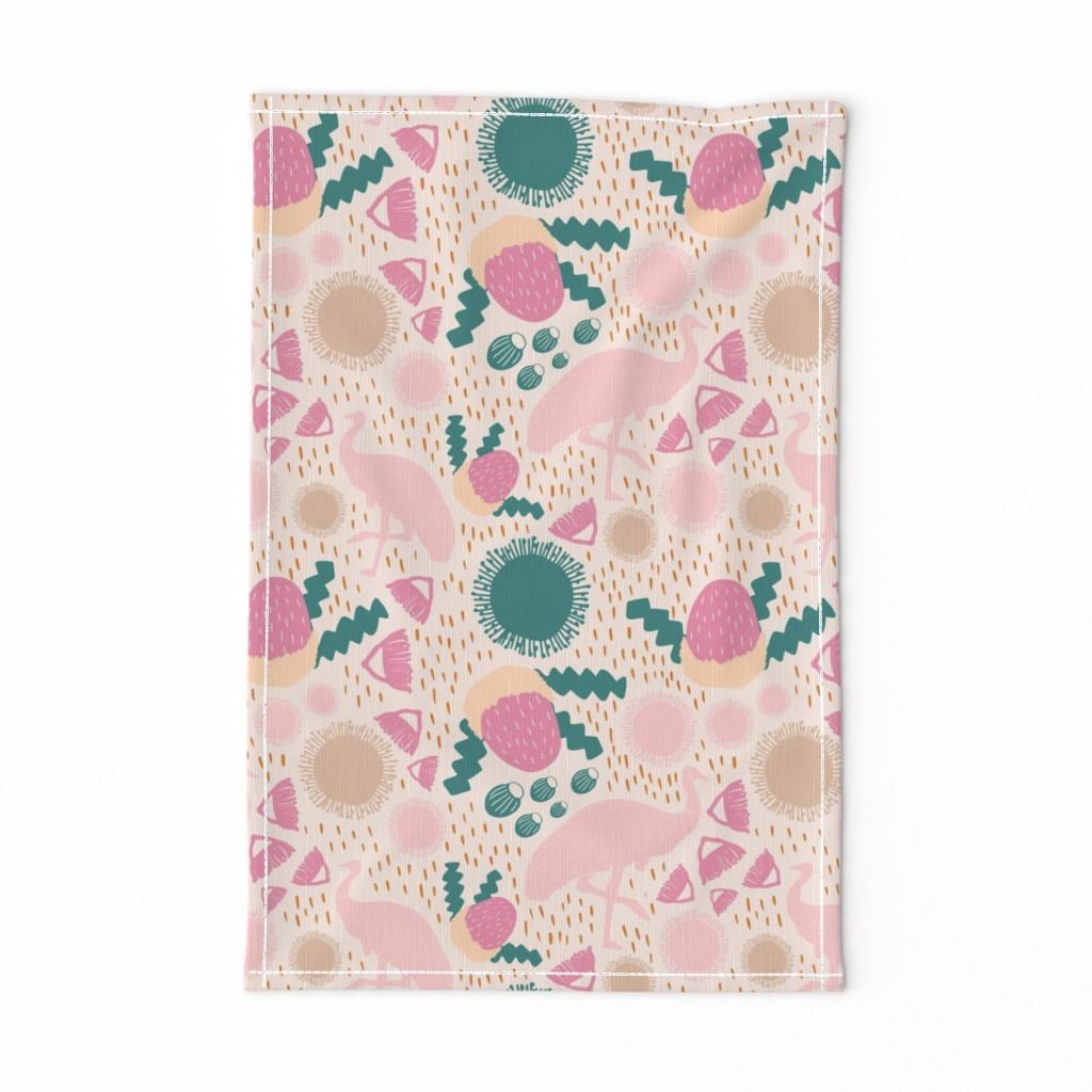 Emu floral pink large scale