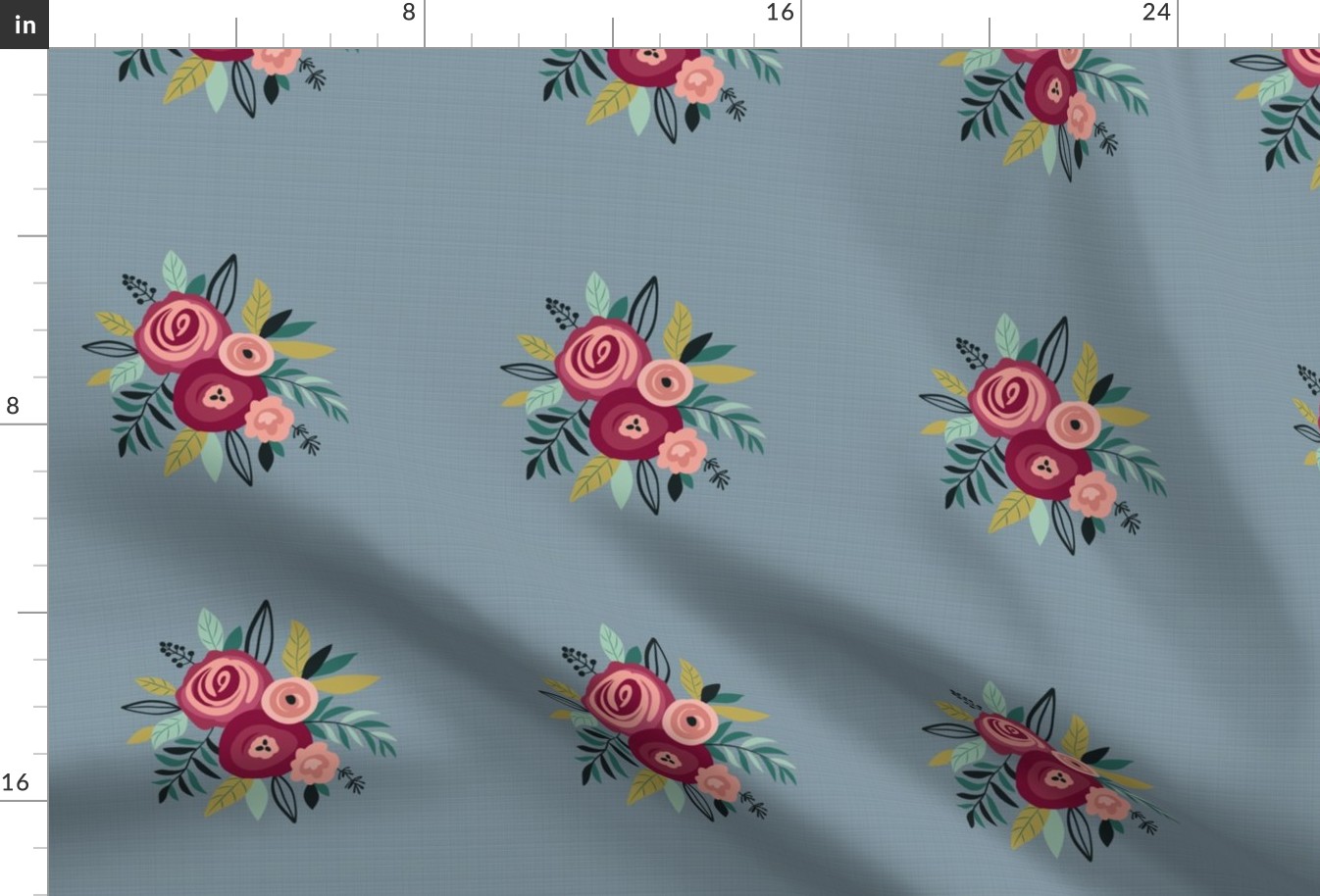 Embroidery Floral Template