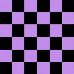 Orchid and Black Checkers