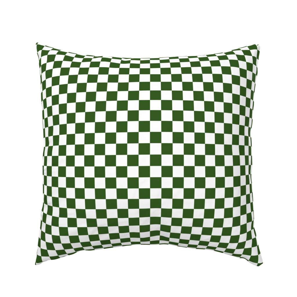 Forest Green Checkers