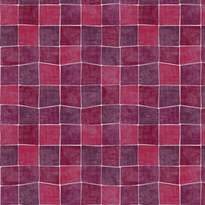 Square with Fabric Texture burgundy red purple