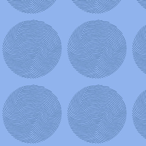 fingerprint - blue