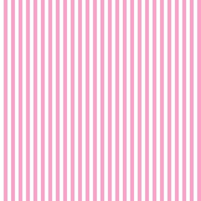 Pink Stripes on White