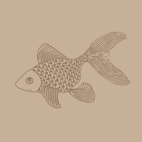 Goldfish - brown