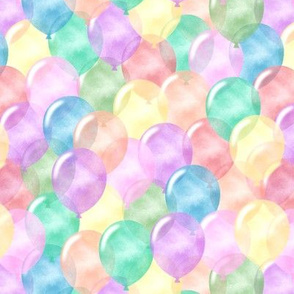 Watercolor Balloons 