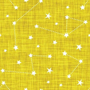 yellow linen constellations