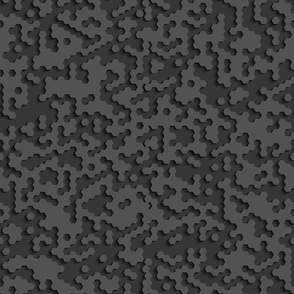 grayscale cells 3d