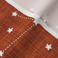 rust linen constellations