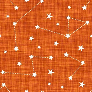 tangerine linen constellations