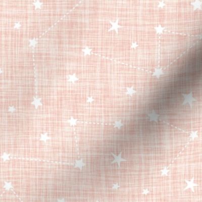 pale pink linen constellations