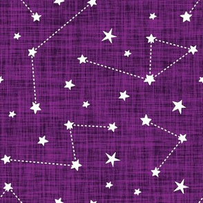 purple linen constellations