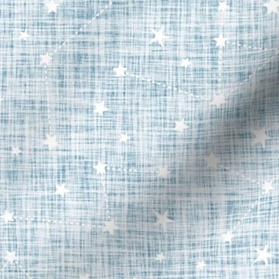 light blue linen constellations