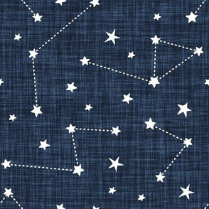navy linen no. 2 constellations