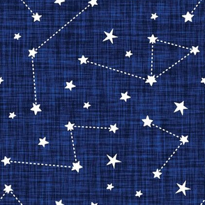 cobalt linen constellations
