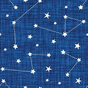 blue linen constellations