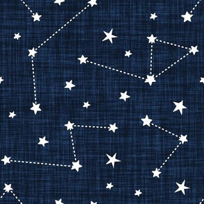 navy linen no. 3 constellations