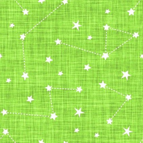 chartreuse linen constellations