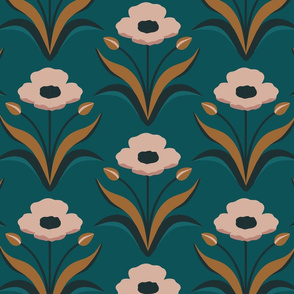 Posh Poppies // GREEN // JUMBO