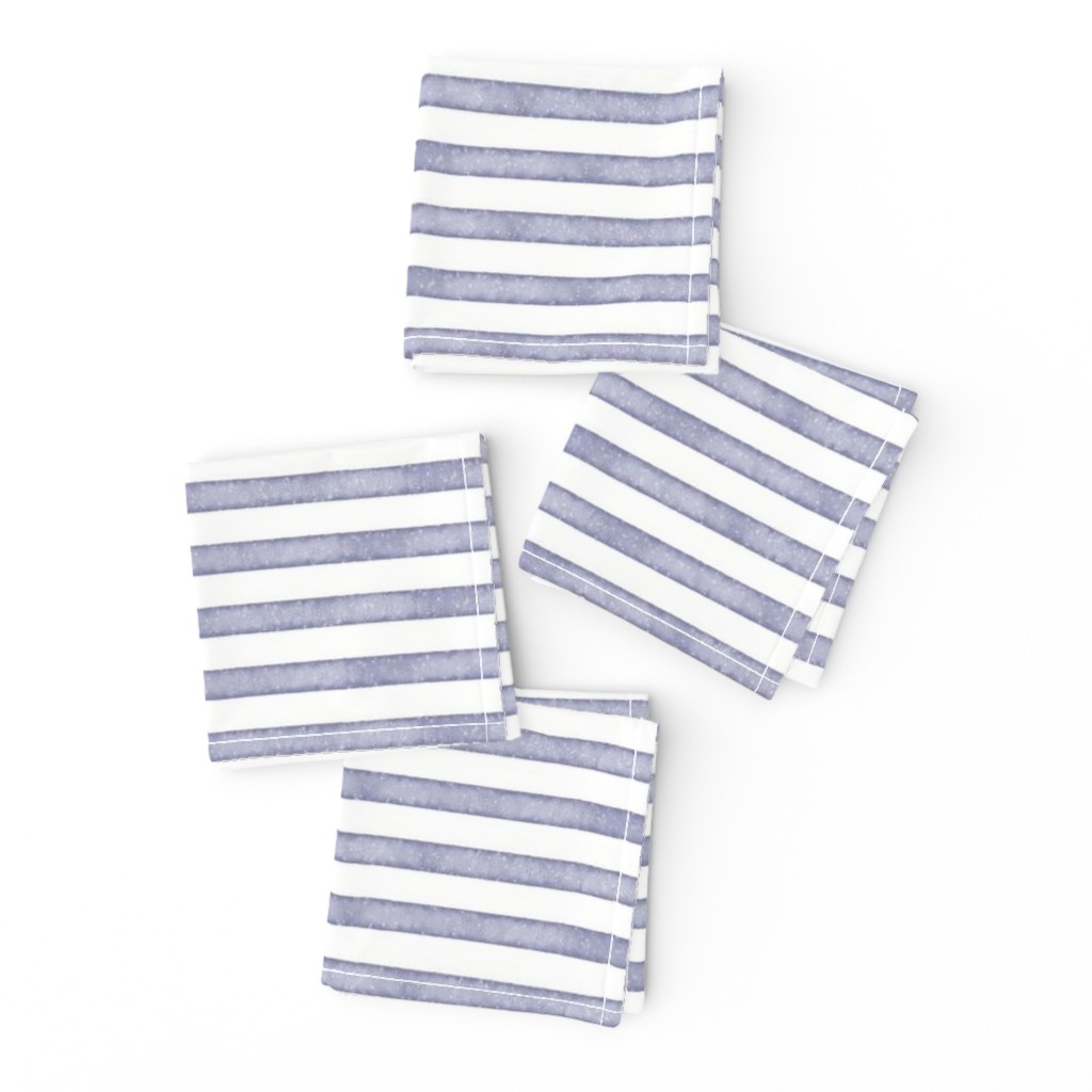 periwinkle salted watercolor stripes