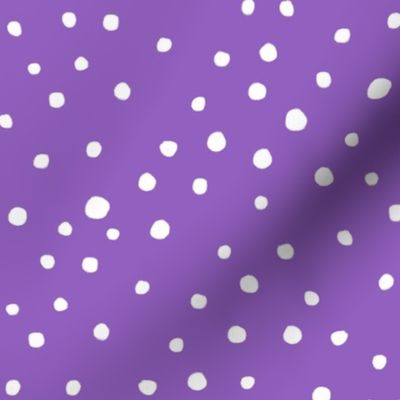 Purple Doodle Dots