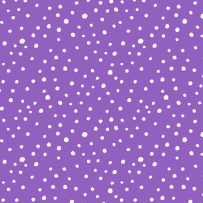 Purple Doodle Dots