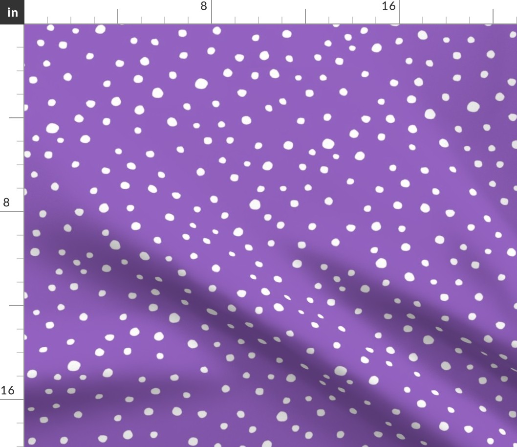 Purple Doodle Dots