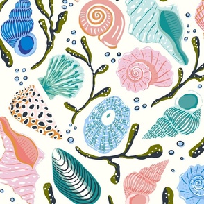 Seashells/multicolour/jumbo