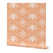 summer beach damask papaya large