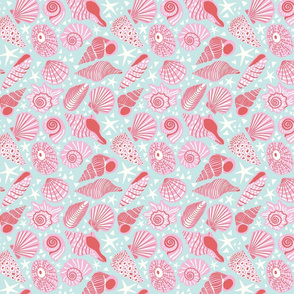 simple shells/pink mint/medium