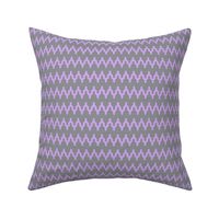 Classic vintage pattern with zigzag chevron triangles scandinavian style. Very Peri lilac gray 