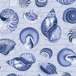 Nostalgic Seashell Summer Pattern