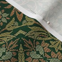 William Morris Tribute  Green Amber