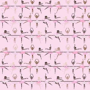 ballerina bars on soft pink