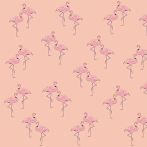 Flamingos Pale Pink